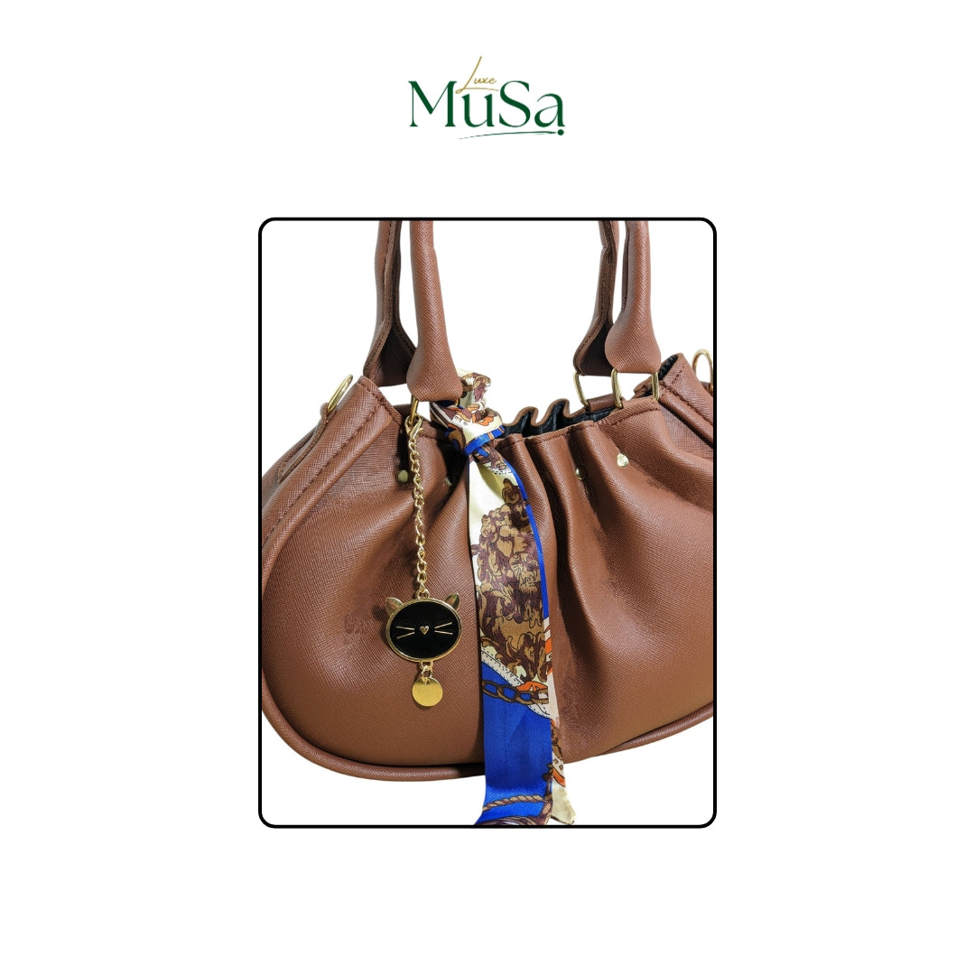 MILAYA | HAND BAG | CAMEL BROWN