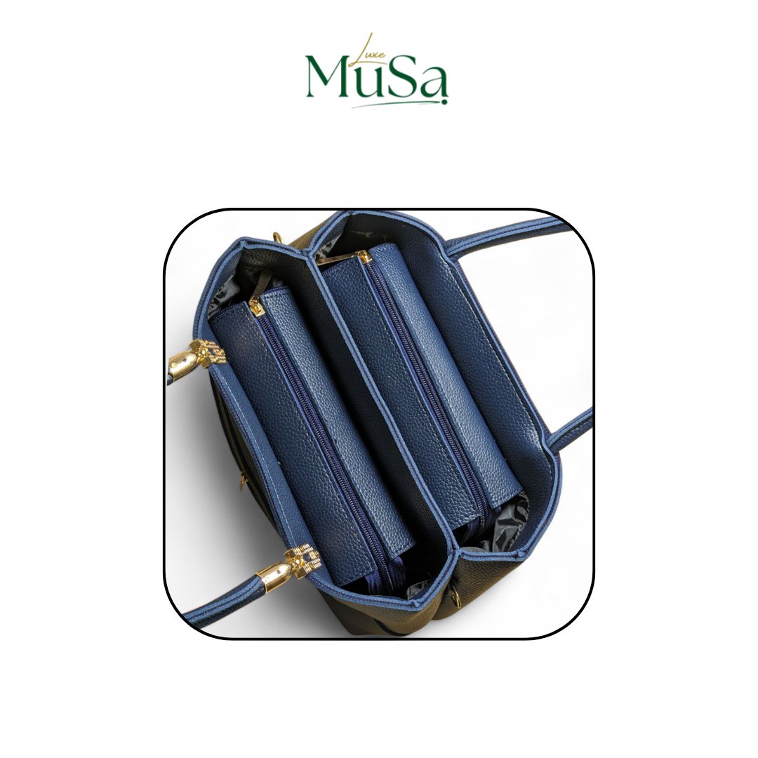 Top image of the handbag PRISM | HAND BAG | BLUE-