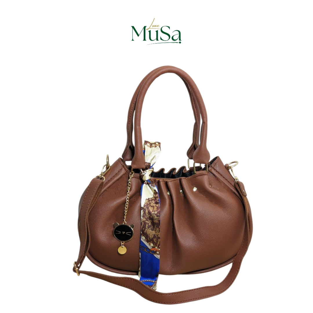MILAYA | HAND BAG | CAMEL BROWN