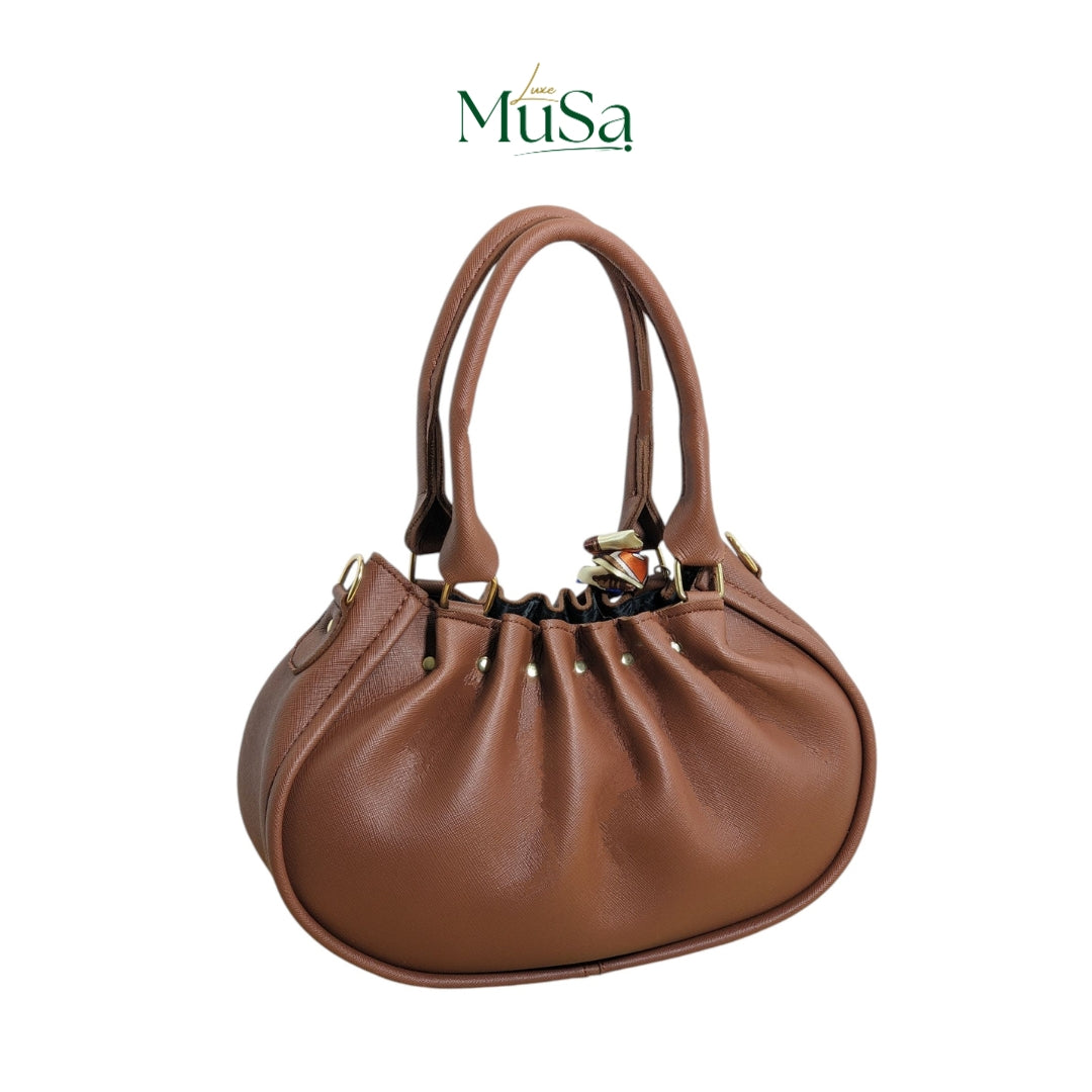 MILAYA | HAND BAG | CAMEL BROWN