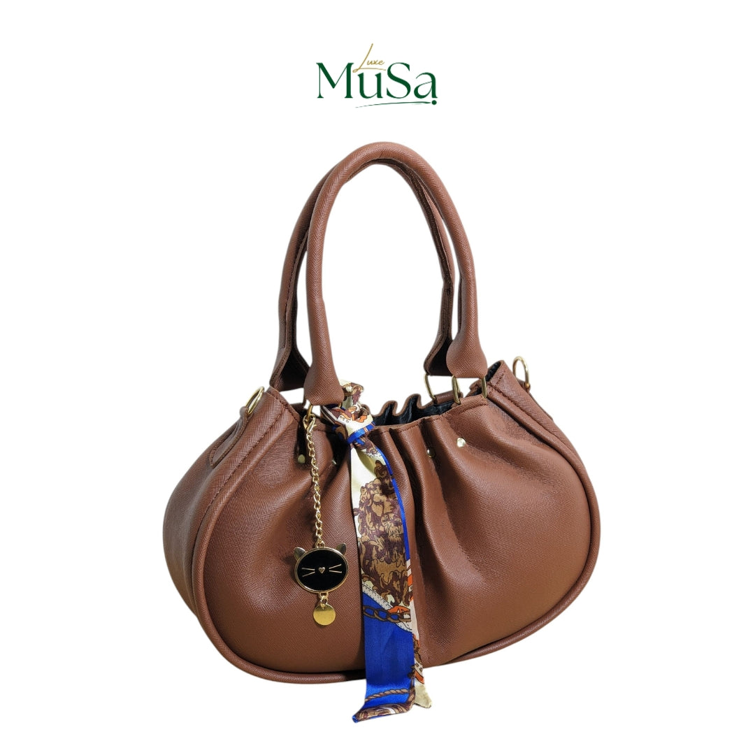 MILAYA | HAND BAG | CAMEL BROWN