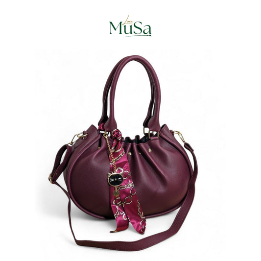 MILAYA | HAND BAG | MAROON