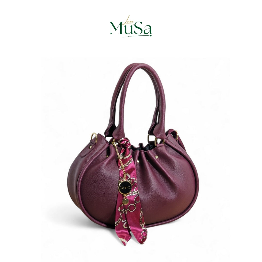 MILAYA | HAND BAG | MAROON