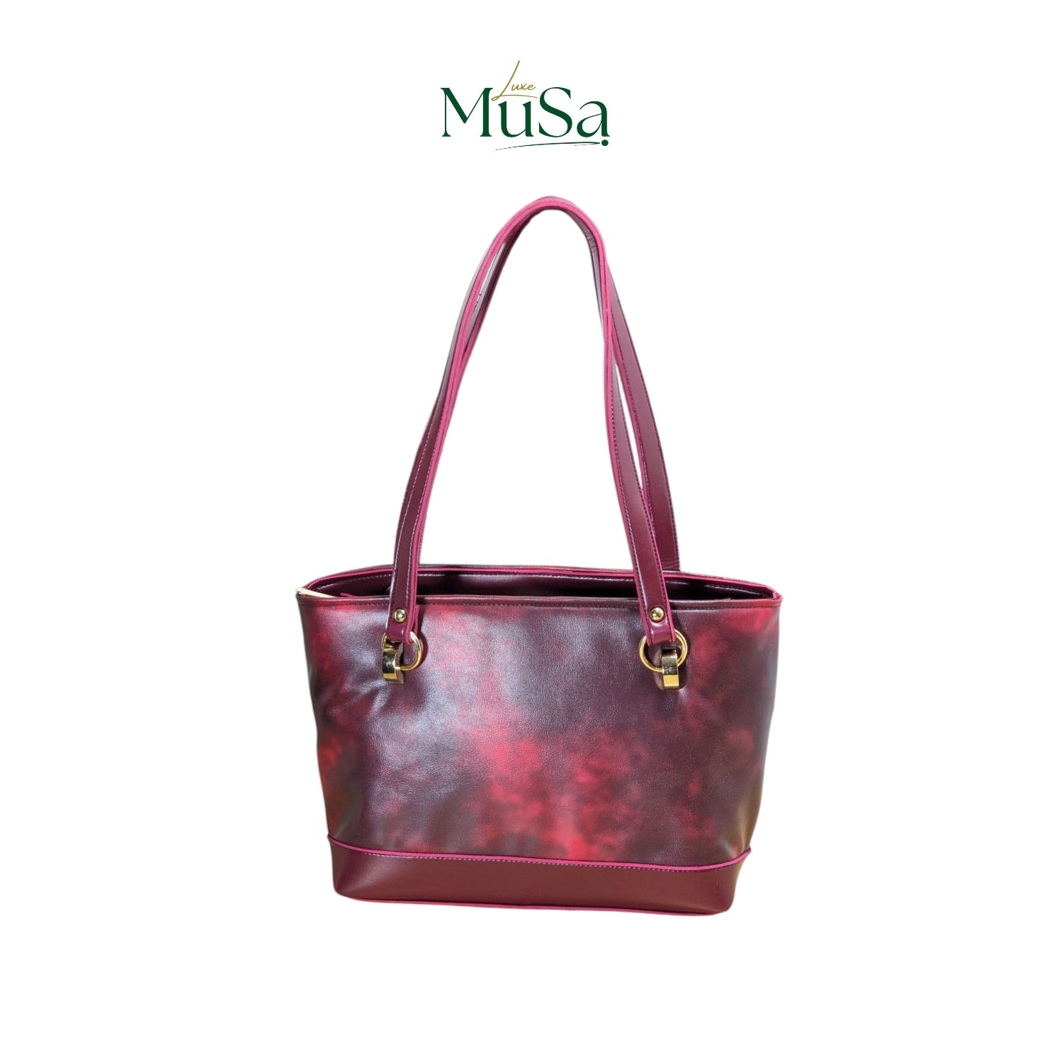 back side of the duvera handbag from luxemusa 